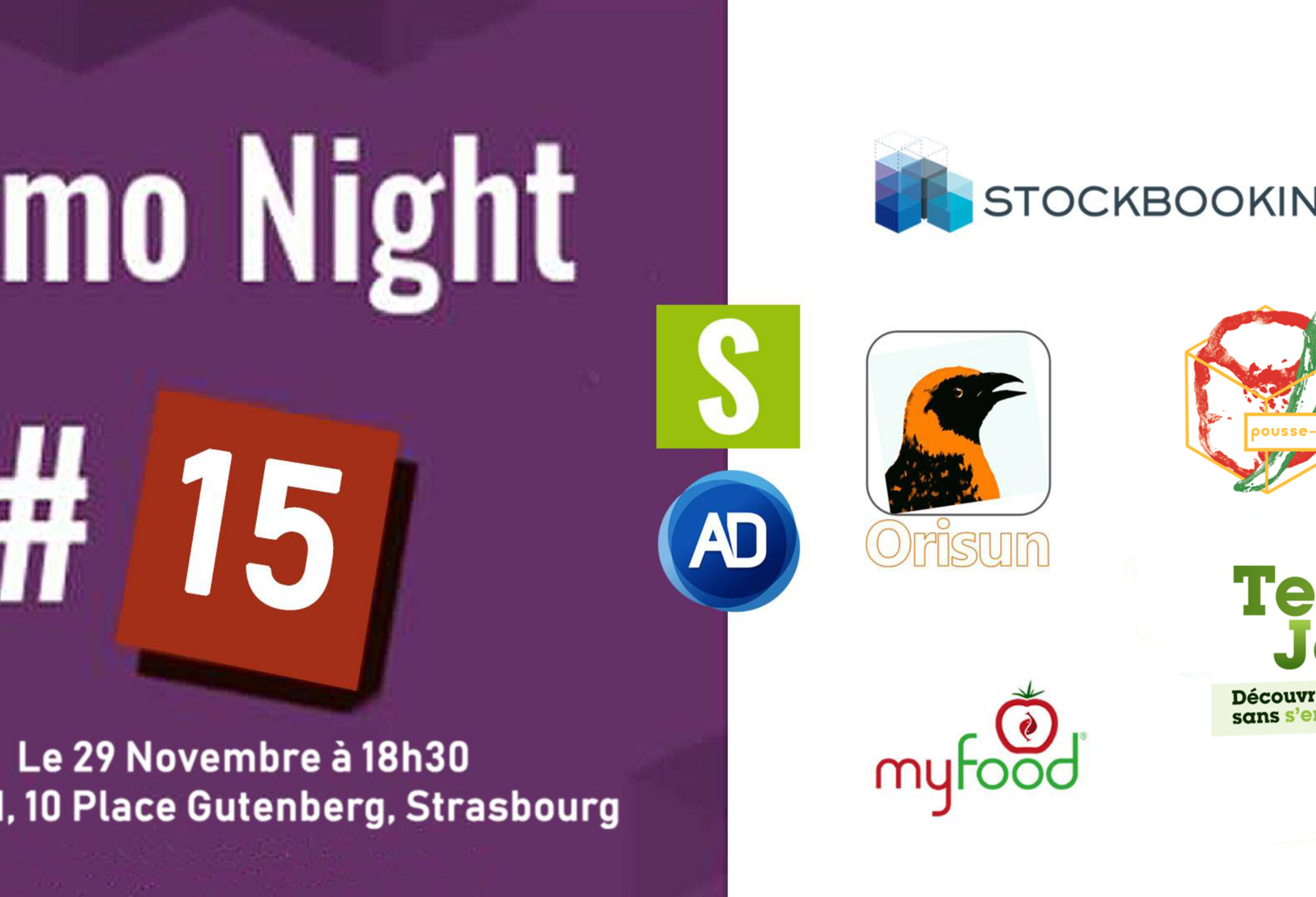 Démo Night #15 – 29 Novembre à la CCI
